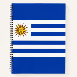 Uruguayische Flagge (Uruguay) Notizbuch