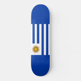 Uruguayische Flagge (Uruguay) Skateboard