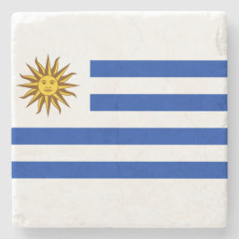 Uruguayische Flagge (Uruguay) Steinuntersetzer