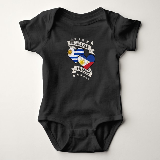 Uruguayische Philippinen Baby Strampler (Vorderseite)