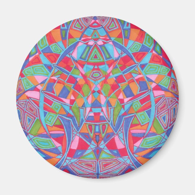 Urus Fret mandala Magnet (Vorne)