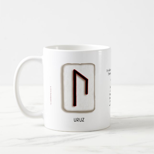 Uruz RuneStone 11 oz. Tasse (Links)