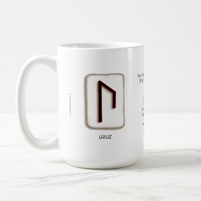 Uruz RuneStone 15 oz. Tasse (Links)