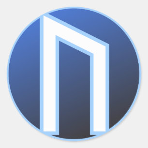 Uruz Ur Rune Runder Aufkleber