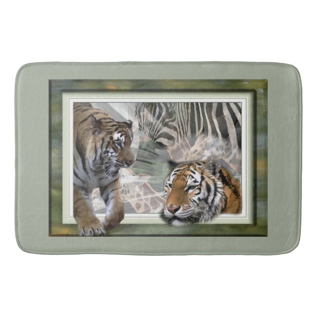 Urwald Badematte (Vorderseite)