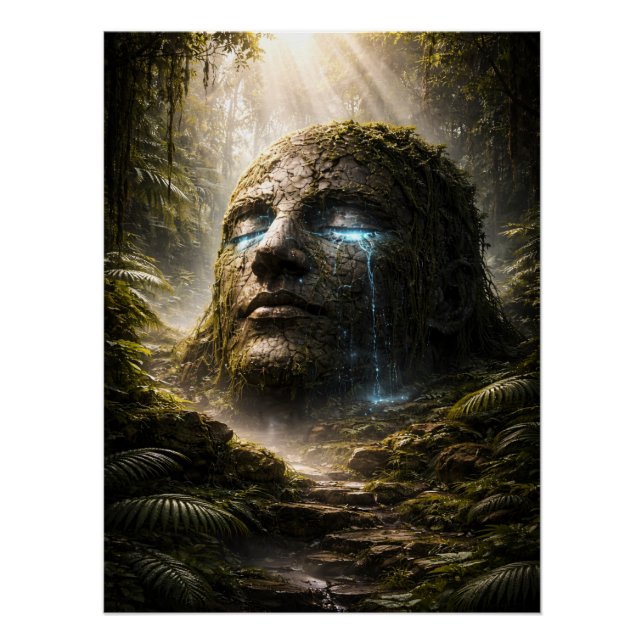 Urwaldhüter – Mythischer Naturgeist Poster (Vorderseite)