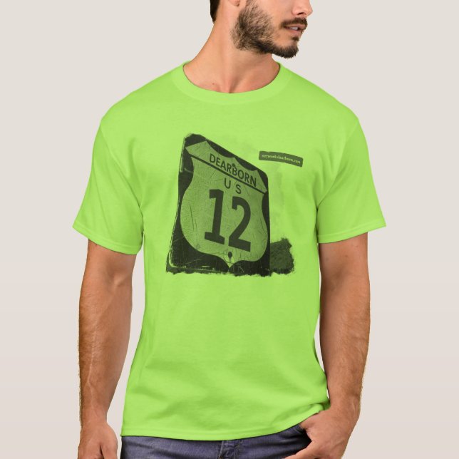 US-12 Dearborn der T - Shirt Männer (Vorderseite)