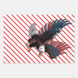 US 250. Jubiläum Geschenkpapier Set