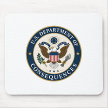 US-Abteilung für Konsequenzen-Mauspad