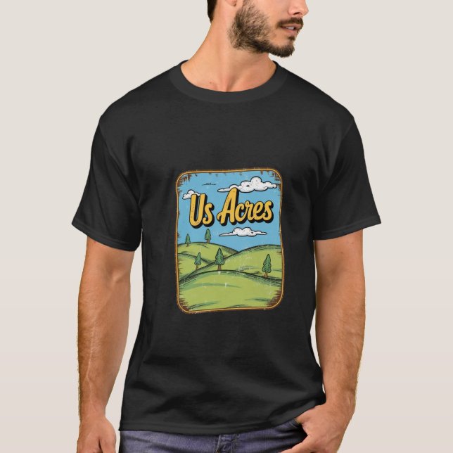 US Acres - Fun Farm Life T-Shirt (Vorderseite)