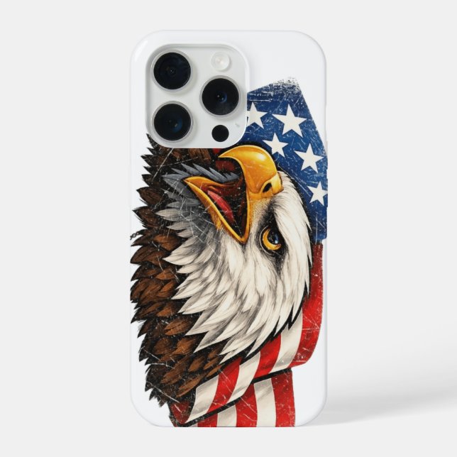 US-Adler iPhone Hülle (Rückseite)