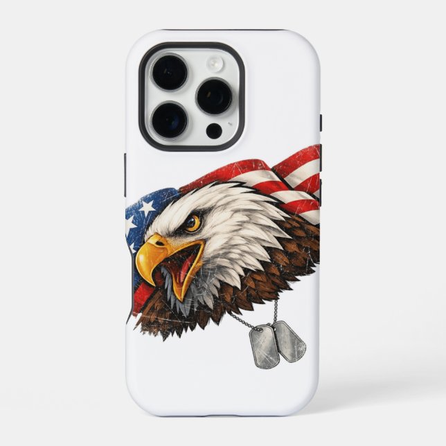 US-Adler iPhone Hülle (Rückseite)