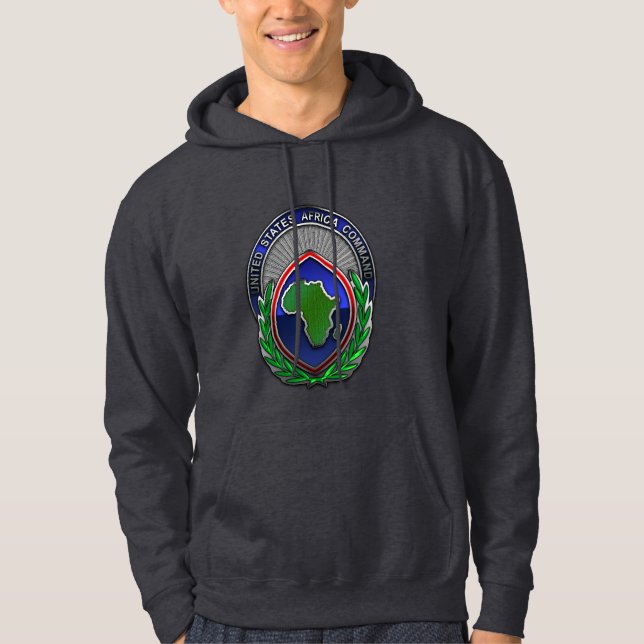 US-afrikanisches Kommando Hoodie (Vorderseite)