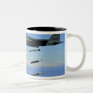 US Air Force F-15E Strike Eagle Flugzeug Zweifarbige Tasse