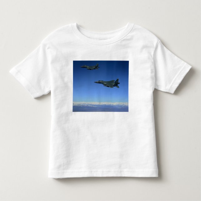 US Air Force F-15E Strike Eagles 2 Kleinkind T-shirt (Vorderseite)