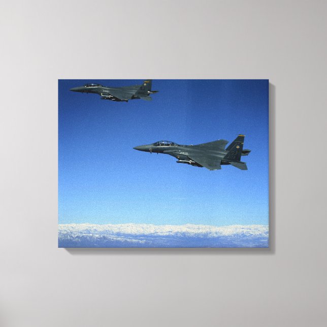 US Air Force F-15E Strike Eagles 2 Leinwanddruck (Vorderseite)