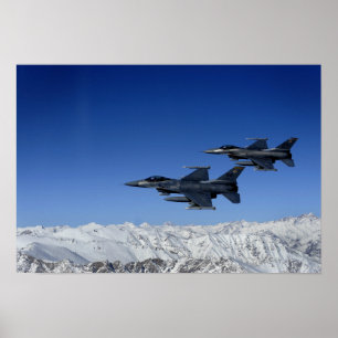 US Air Force F-16 Falken bekämpfen Poster