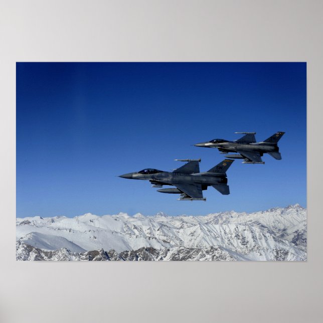 US Air Force F-16 Falken bekämpfen Poster (Vorne)