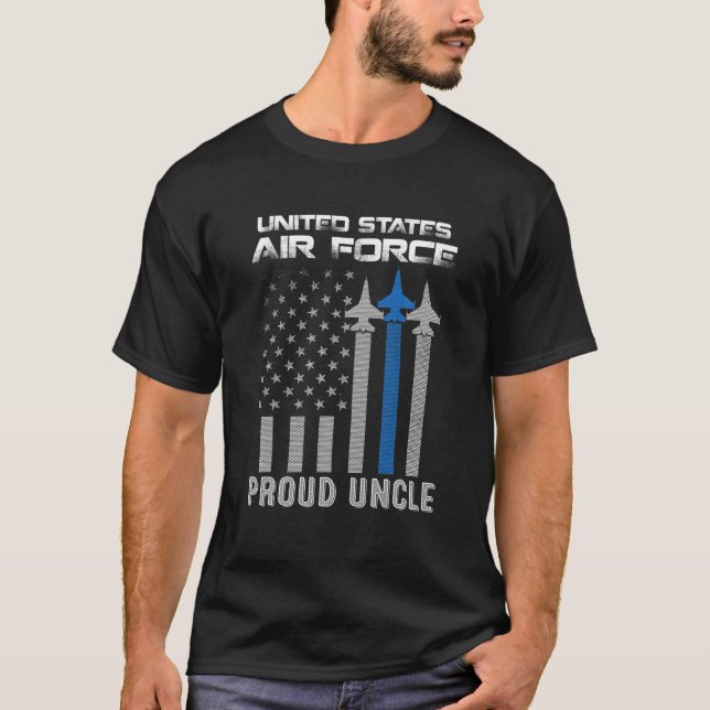US Air Force Proud Uncle - Proud Air Force Uncle V T-Shirt (Vorderseite)