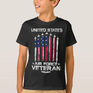 US Air Force US Veteranen 4. Juli T Shirt Amer