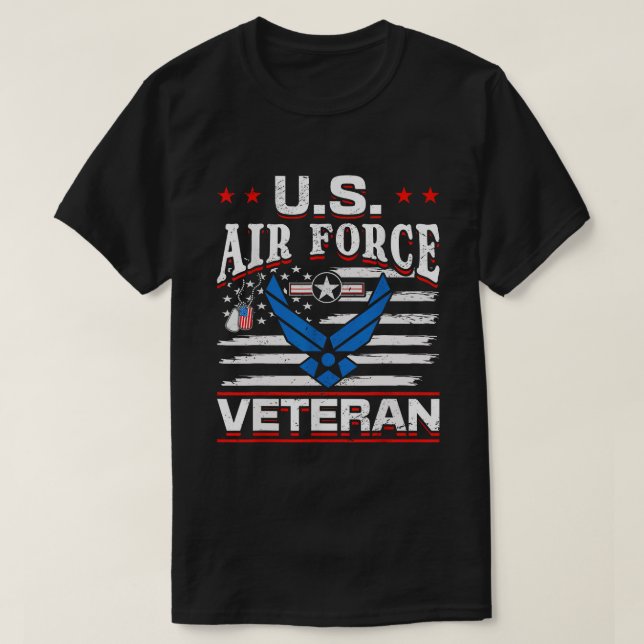 US Air Force Veteran US Air Force Veteran T-Shirt (Design vorne)