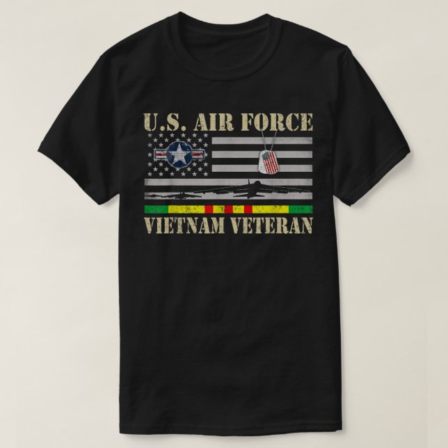 US Air Force Vietnam Veteran USAF Veterans Da T-Shirt (Design vorne)