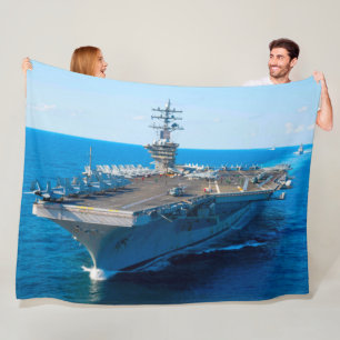 US AIRCRAFT CARRIER - CVN 69 FLEECEDECKE
