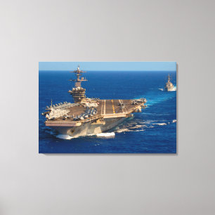US AIRCRAFT CARRIER - CVN-71 24x36 Leinwanddruck