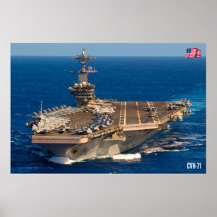 US AIRCRAFT CARRIER - CVN-71 POSTER