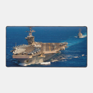 US AIRCRAFT CARRIER - CVN-71 SCHREIBTISCHUNTERLAGE