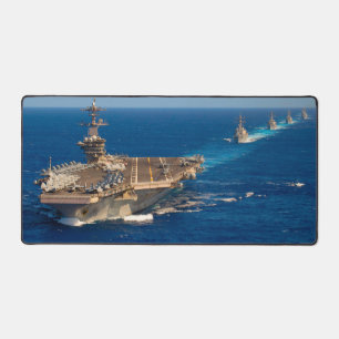 US AIRCRAFT CARRIER - CVN-71 SCHREIBTISCHUNTERLAGE