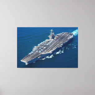 US AIRCRAFT CARRIER - CVN-74 40x60 Leinwanddruck