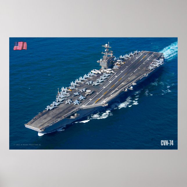 US AIRCRAFT CARRIER - CVN-74 POSTER (Vorne)