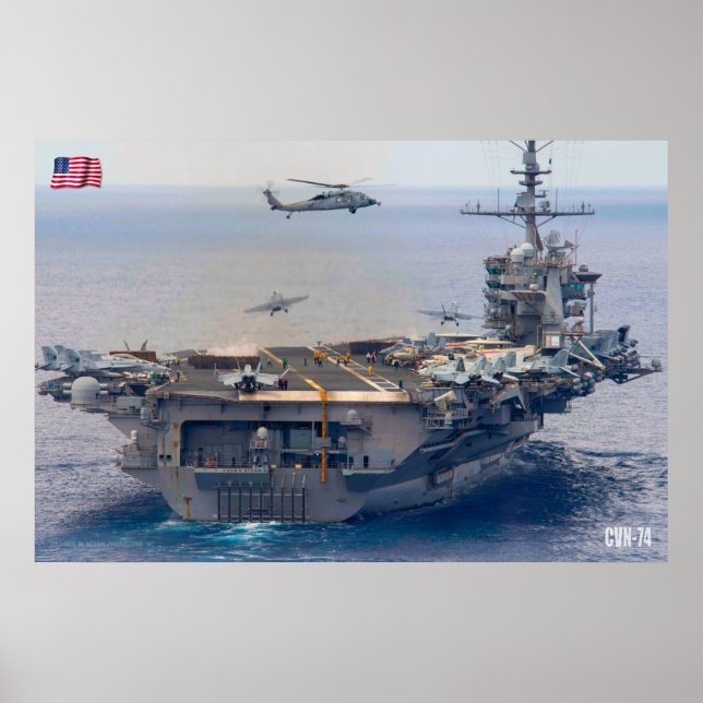 US AIRCRAFT CARRIER - CVN-74 POSTER (Vorne)