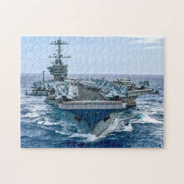 US AIRCRAFT CARRIER - CVN 75 (11x14 INCH) Puzzle (Horizontal)