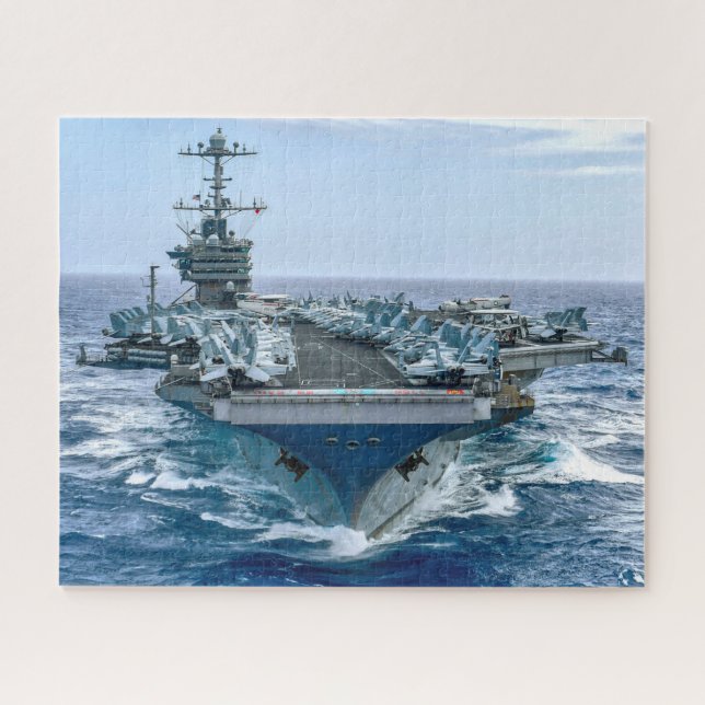 US AIRCRAFT CARRIER - CVN 75 (16x20 INCH) Puzzle (Horizontal)