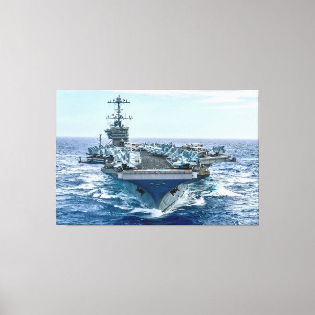 US AIRCRAFT CARRIER - CVN-75 40x60 Leinwanddruck (Vorderseite)