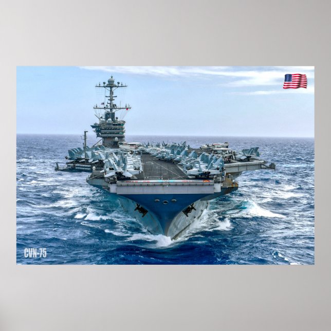 US AIRCRAFT CARRIER - CVN-75 POSTER (Vorne)