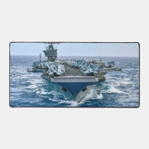 US AIRCRAFT CARRIER - CVN-75 SCHREIBTISCHUNTERLAGE