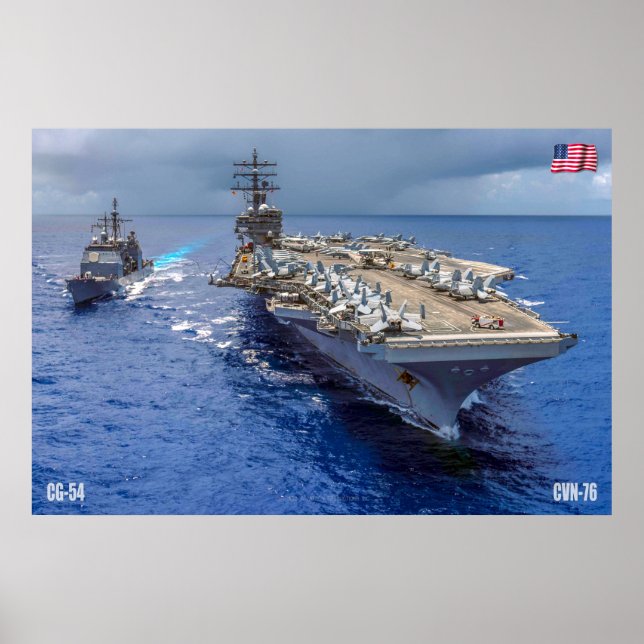 US AIRCRAFT CARRIER - CVN-76 POSTER (Vorne)
