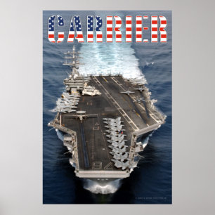 US AIRCRAFT CARRIER - CVN-76 POSTER