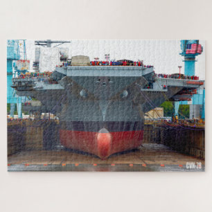 US AIRCRAFT CARRIER - CVN 78 (20 x 30 INCH) Puzzle