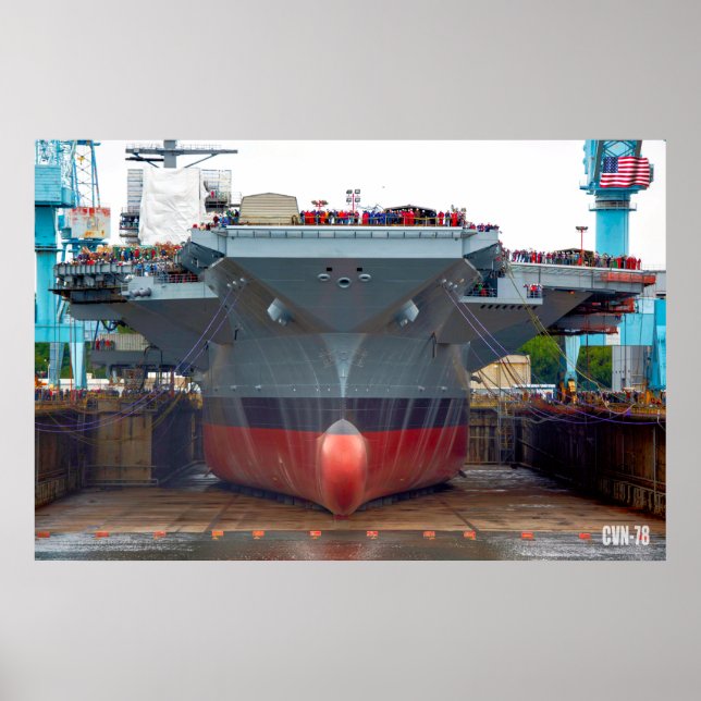 US AIRCRAFT CARRIER - CVN-78 POSTER (Vorne)