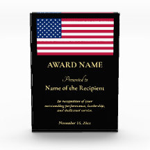 US American Flag Service Werbeaktion Recognition