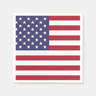 US AMERICAN FLAG   TAYLORCORPSERVIETTE SERVIETTE