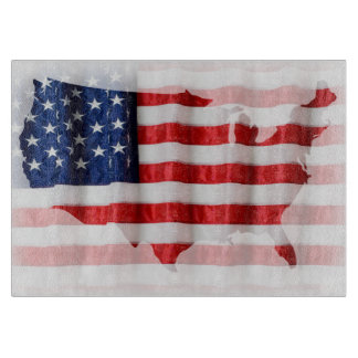 US/American Flaggen-Schneidebrett Schneidebrett