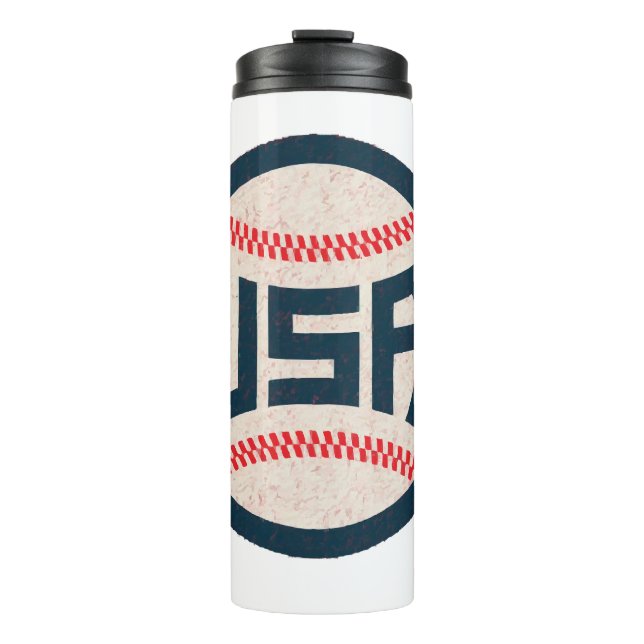 US-amerikanische Baseballmannschaft Thermosbecher (Vorderseite)