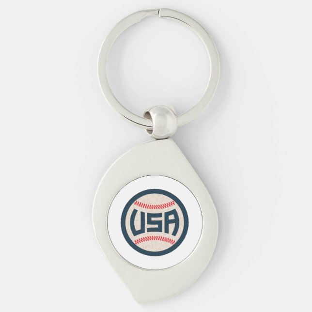 US-amerikanische Baseballnationalmannschaft Schlüsselanhänger (Vorderseite)