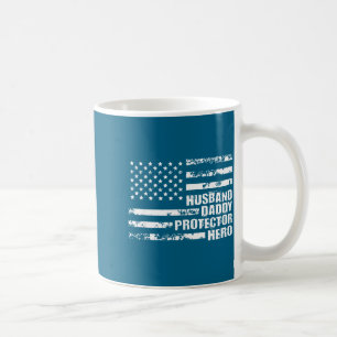 Us-amerikanische Flagge für Ehemann - Daddy - Besc Kaffeetasse