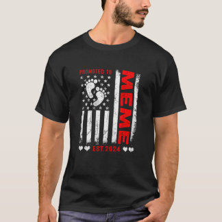 US-amerikanische Flagge für Meme 2024 Moth T-Shirt